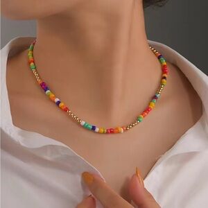 ✨FREE✨ Colourful beaded choker